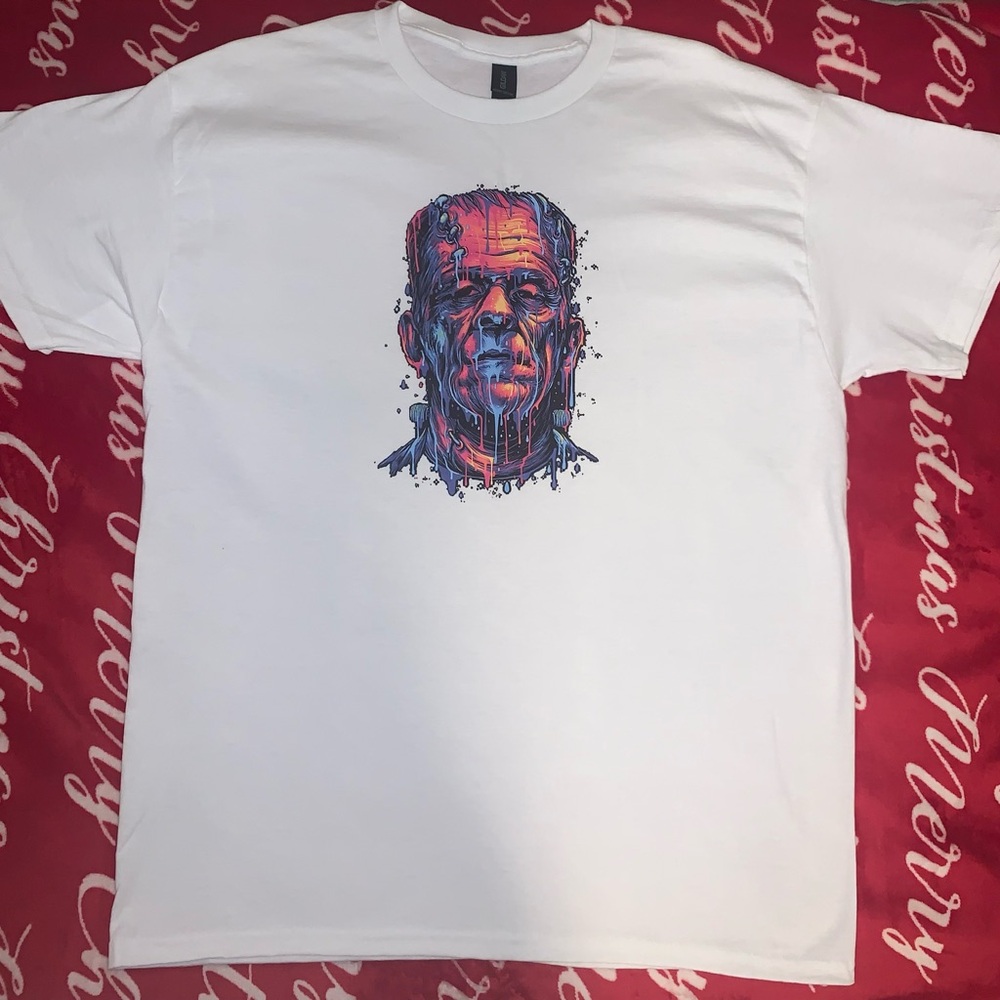 Frankenstein New Without Tags Unisex Custom Made Tee